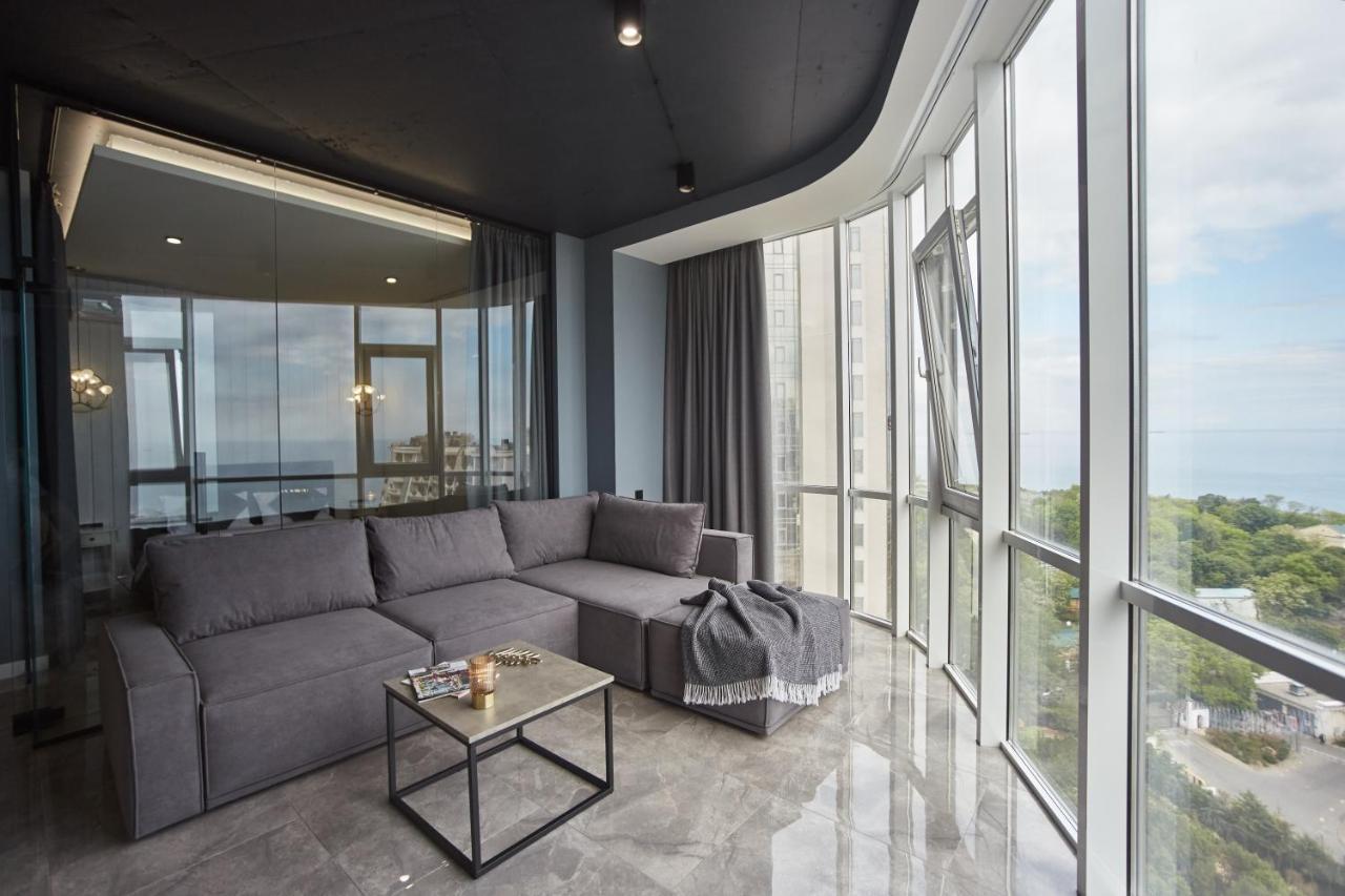 Gagarin Plaza Luxury Sea View Apartments Odesa Exterior photo